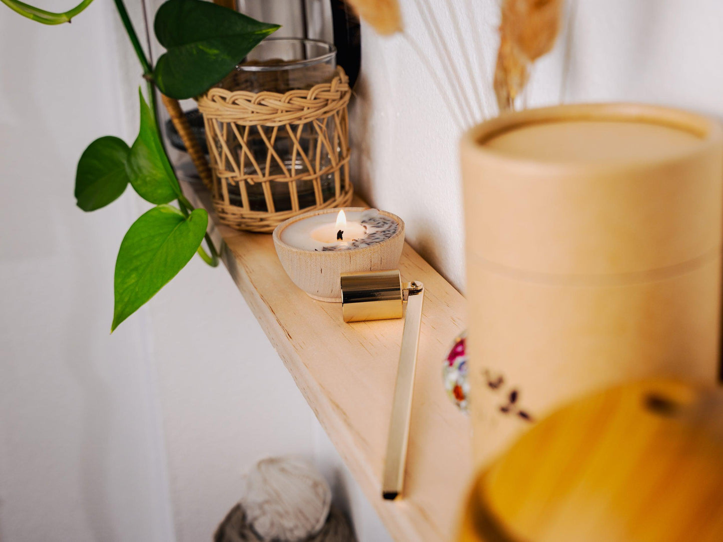 Gold Candle Snuffer