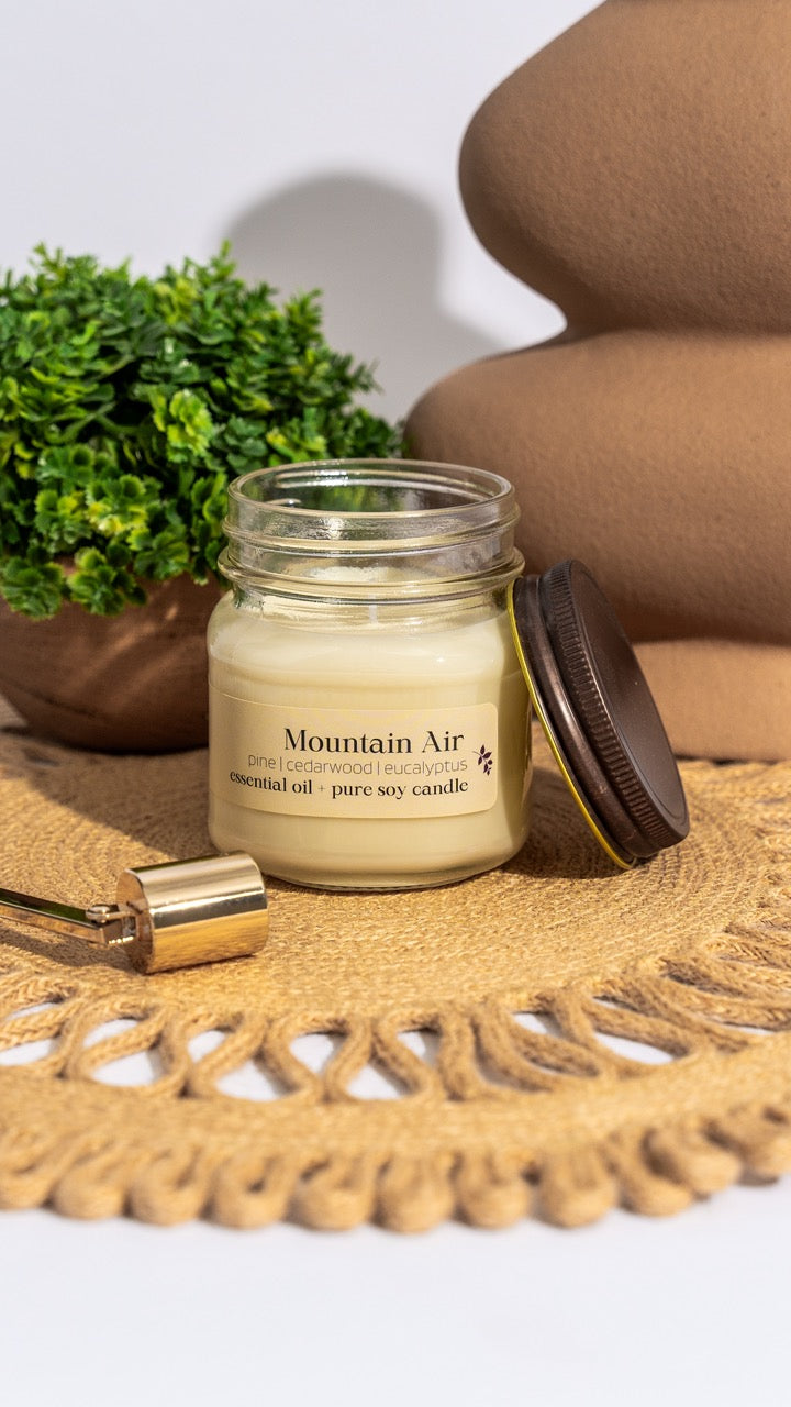 Mountain Air Essential Oil Candle | 6oz and 16oz