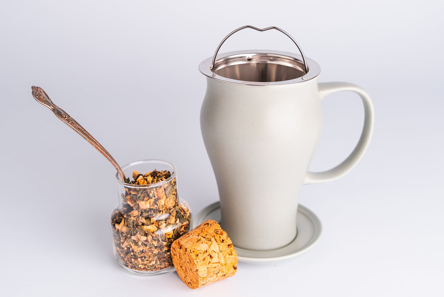 Satin Tea Infuser Mug 16oz