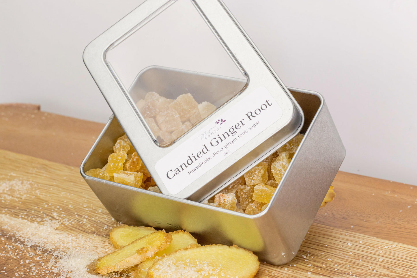Candied Ginger Root, 5oz | Sulfite Free