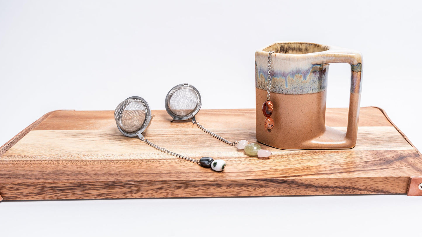 Gem Tea Infuser Ball | Handcrafted, Gems Vary