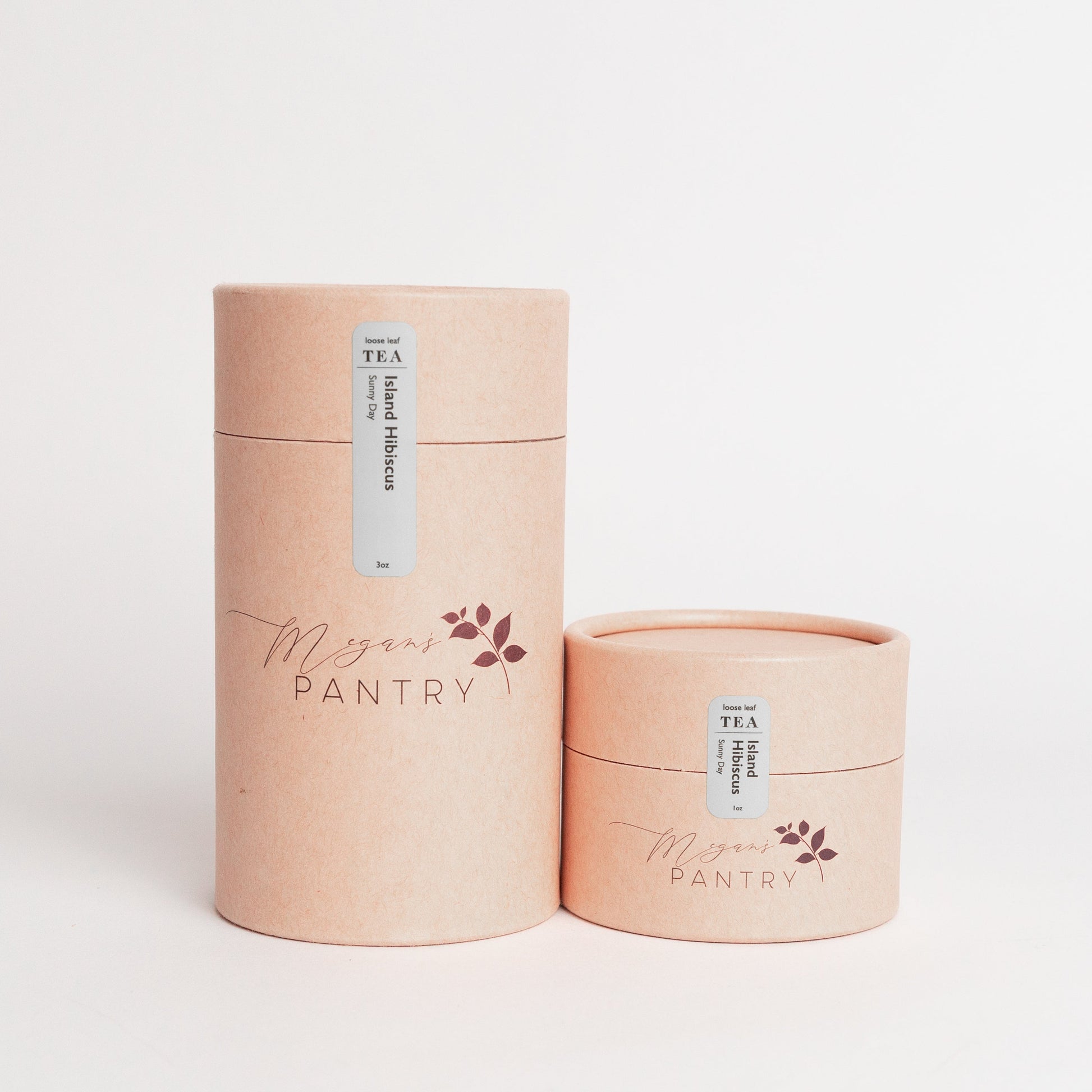 Megan’s Pantry Island Hibiscus Herbal Tea – a bright, tropical blend of hibiscus, lemon, and elderflower for a fruity, caffeine-free refreshment