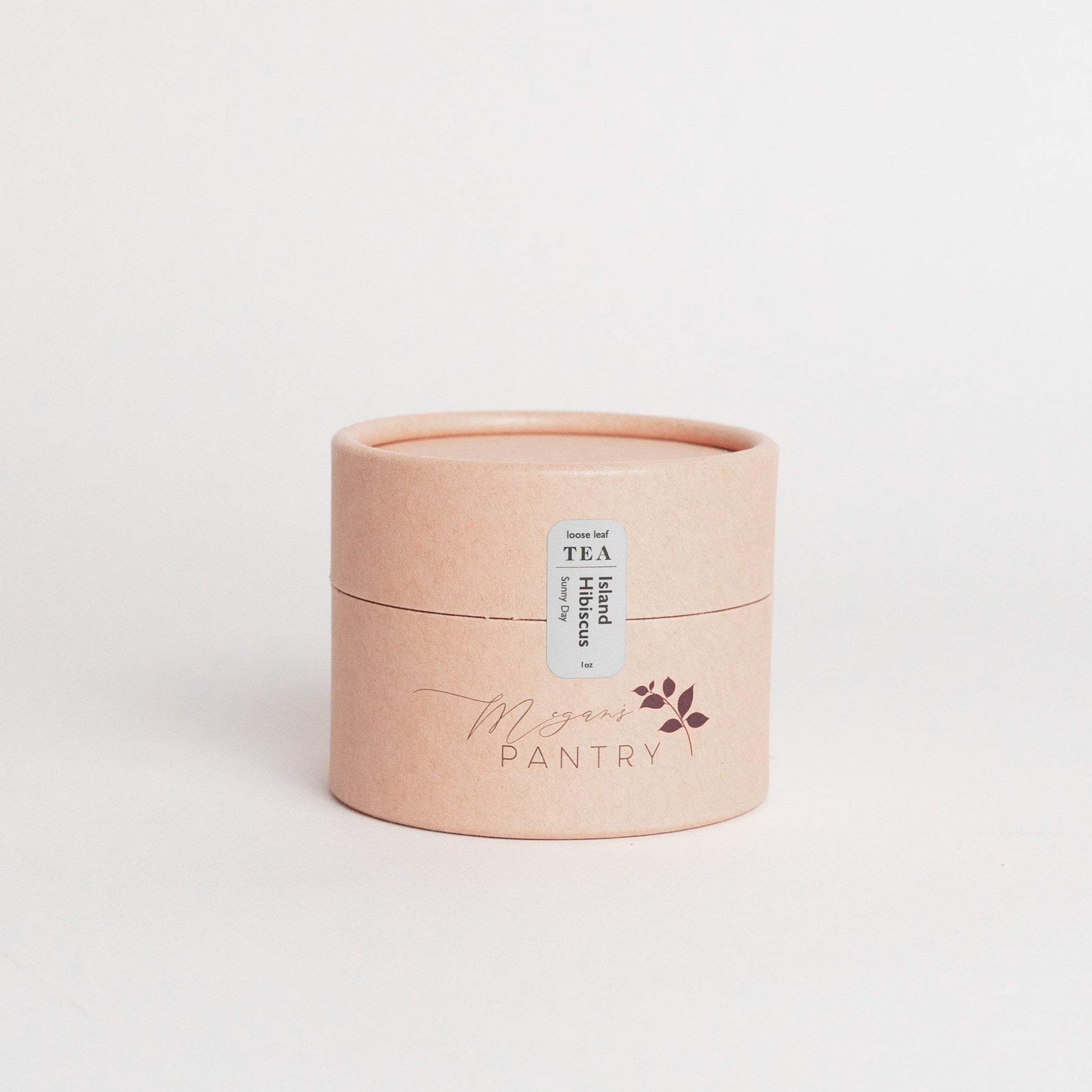 Megan’s Pantry Island Hibiscus Herbal Tea – a bright, tropical blend of hibiscus, lemon, and elderflower for a fruity, caffeine-free refreshment