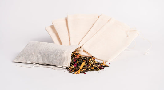 Muslin Tea Sachets | 10 Reusable Bags
