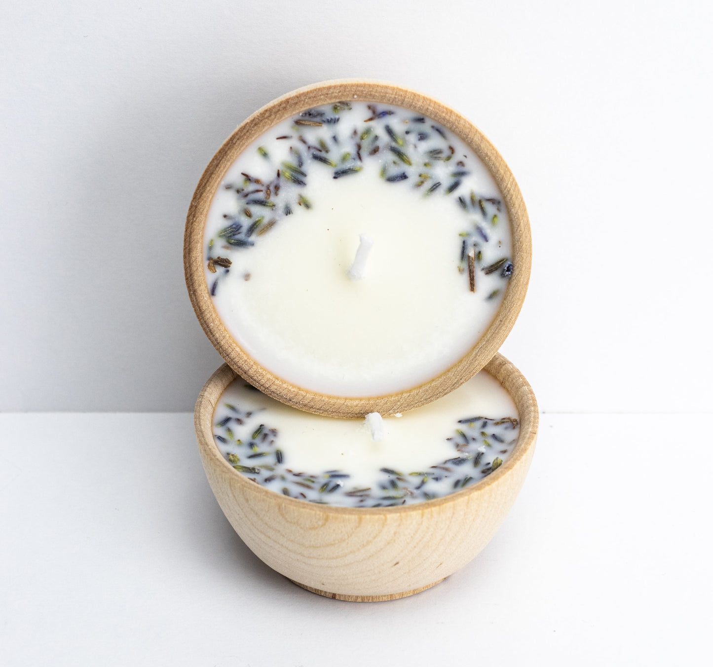 Wooden Tealight Aromatherapy Soy Candle, 1oz
