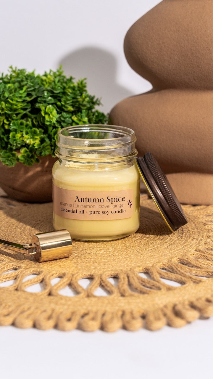 Autumn Spice Essential Oil Candle | 6oz and 16oz