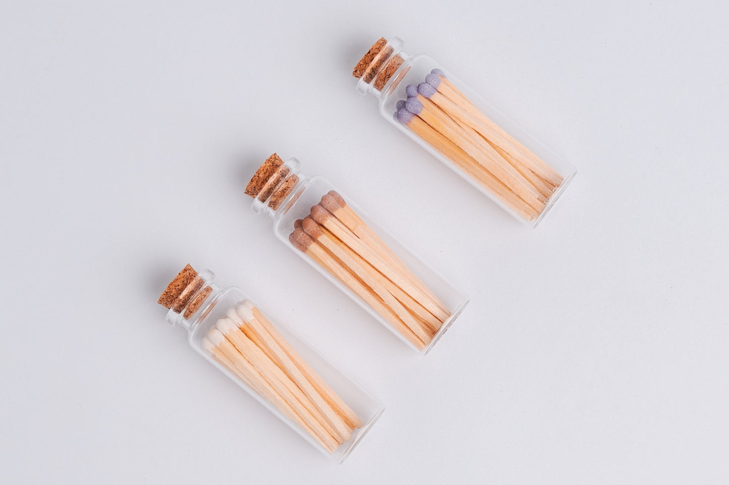 Matches - 20 Wooden Matches in Glass Jar