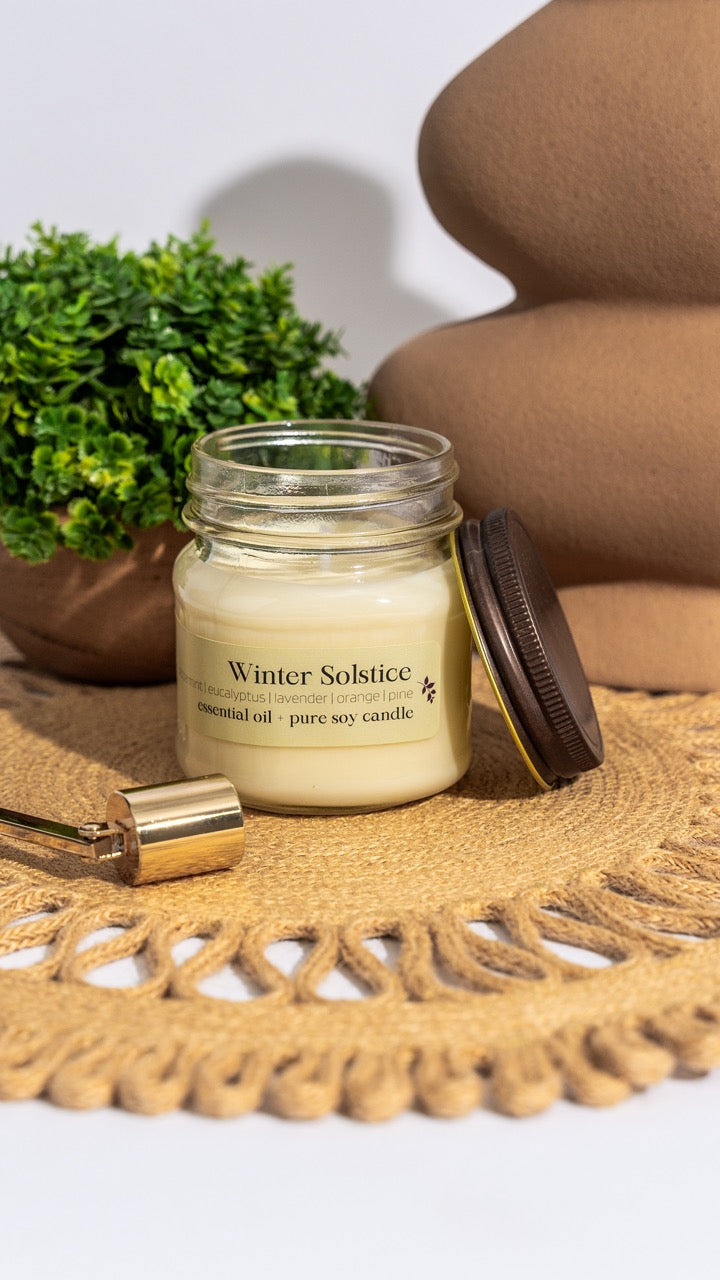 Winter Solstice Essential Oil Candle | 6oz and 16oz